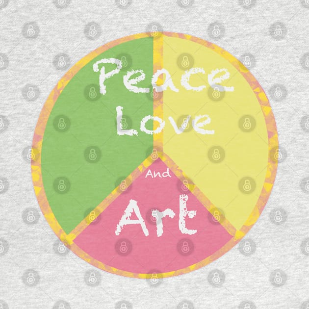 Peace Love and Art by Peaceful Pigments